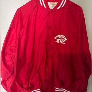 Auburn red boomer jacket size:XL
